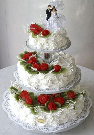 <p>Свадебный торт №29</p>